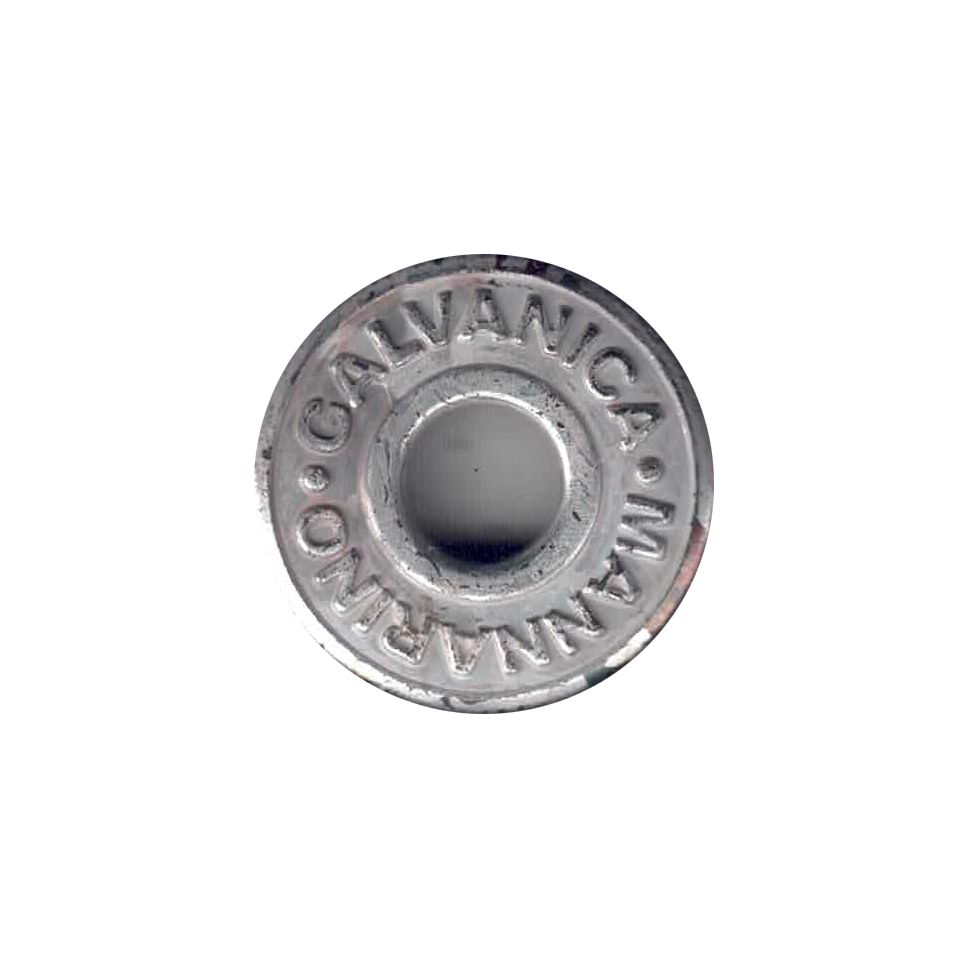 Ottone sabbiato argento maculato